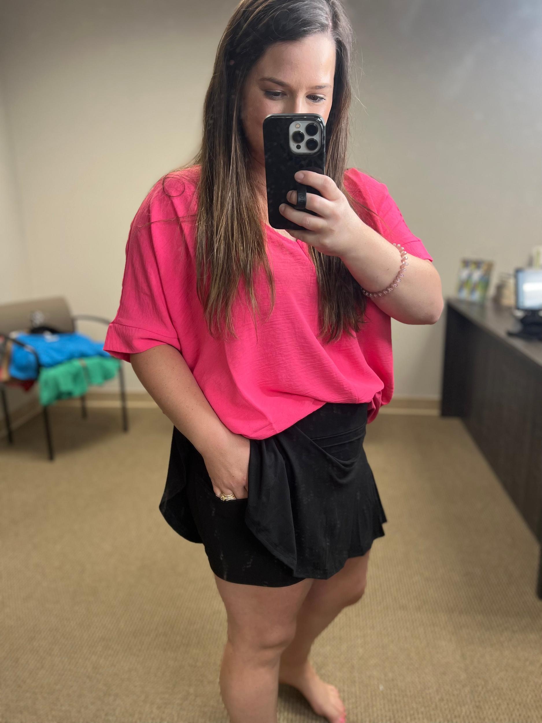 The Brielle Skort- Black Product Image