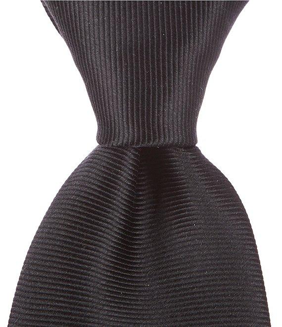 Cremieux Big & Tall Tulle Solid Traditional 3 1/4#double; Woven Silk Tie Product Image