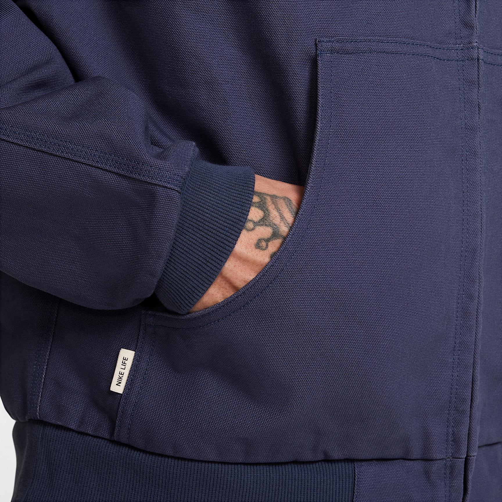 Nike Mens Life Full-Zip Unlined Jacket | HQ6122-437 Product Image