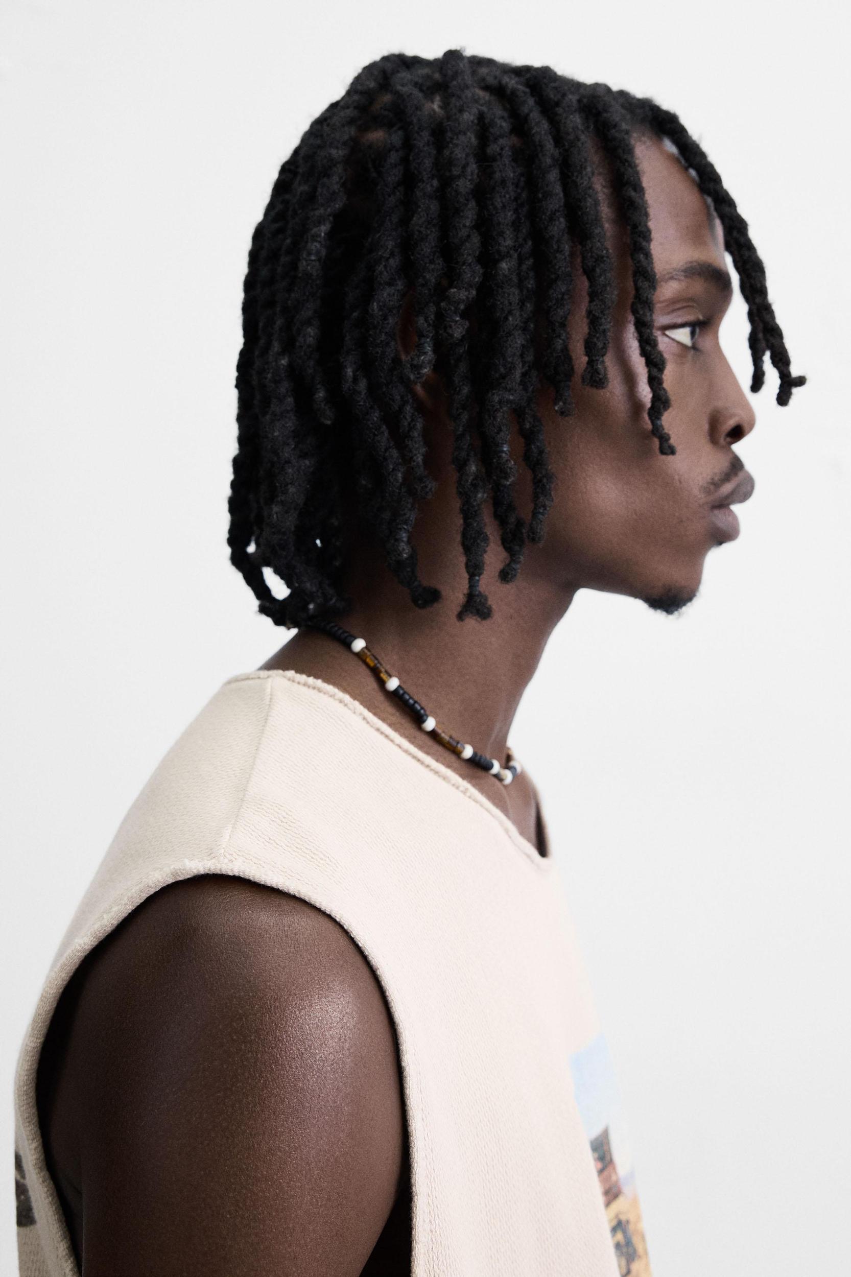 PRINTED KNIT TANK TOP Product Image