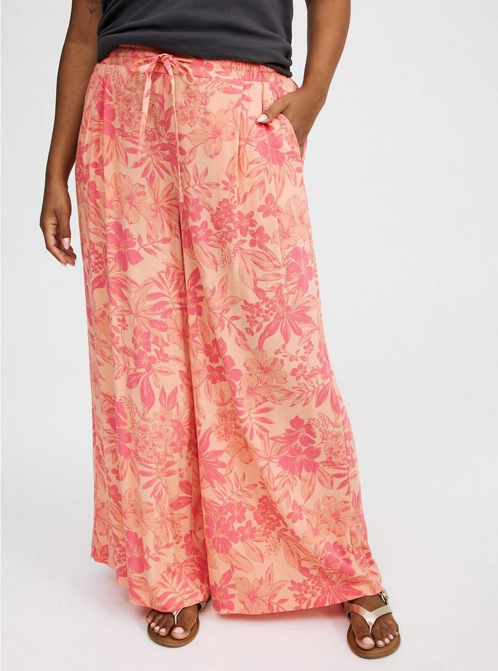 Pull-On Wide Leg Pant Product Image