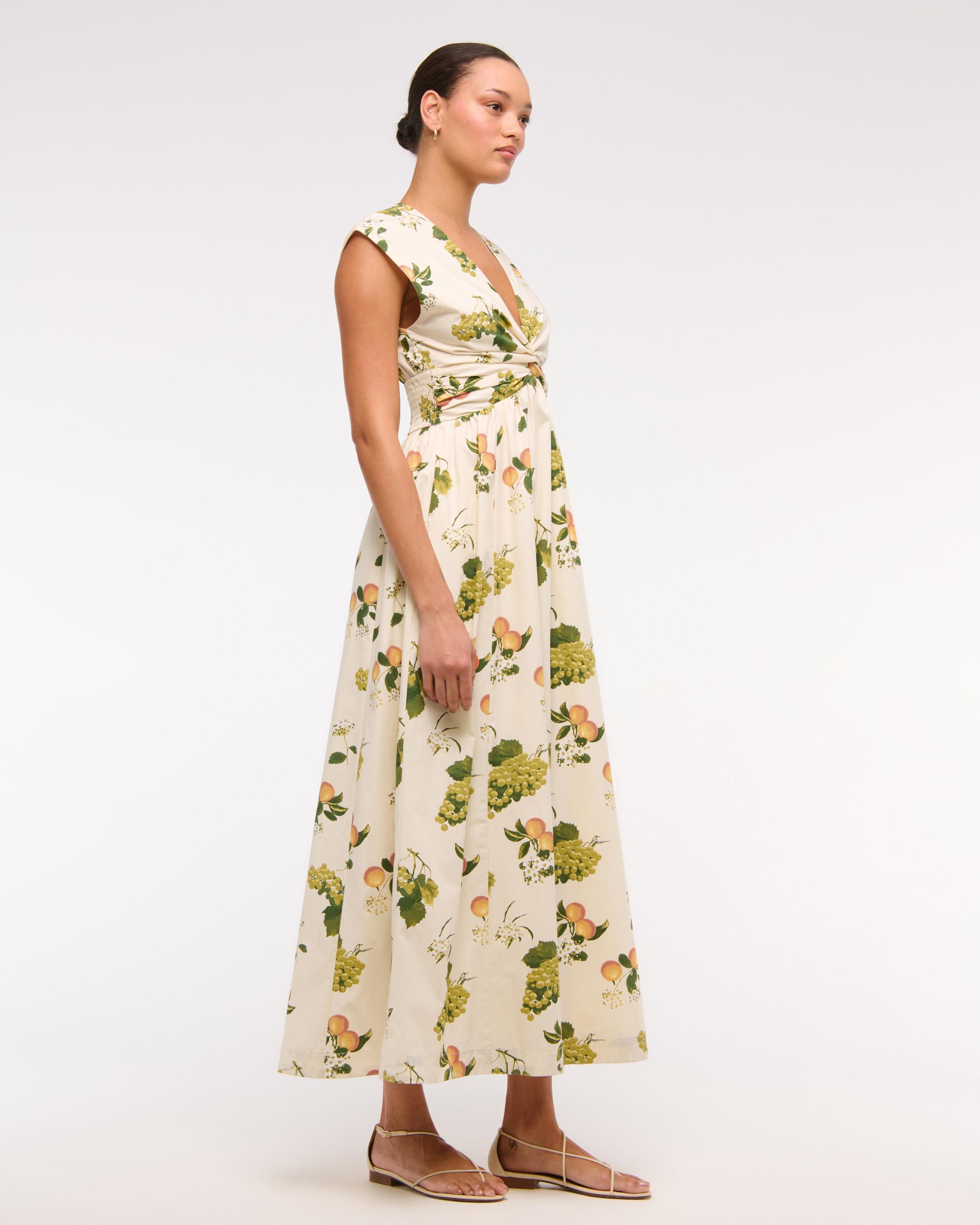 Twist-Front Maxi Dress Product Image