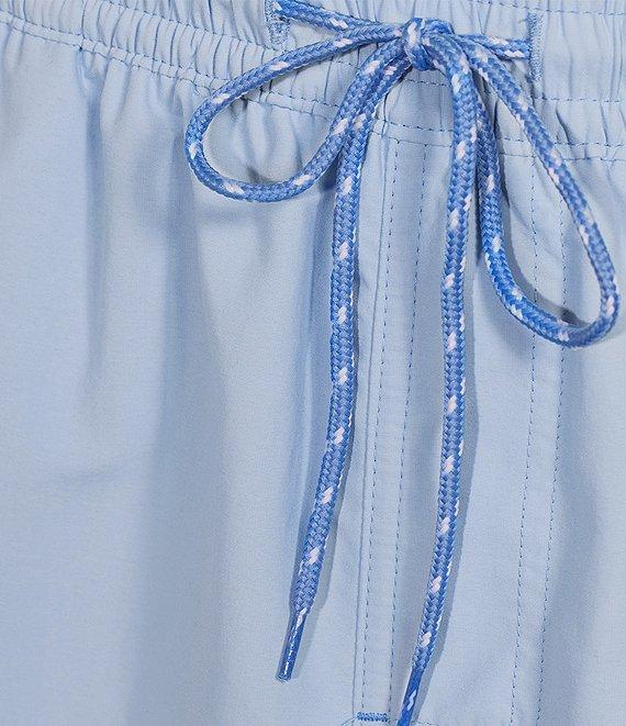 Roundtree & Yorke Boardwalk Cargo 9#double; Solid Swim Trunk Product Image