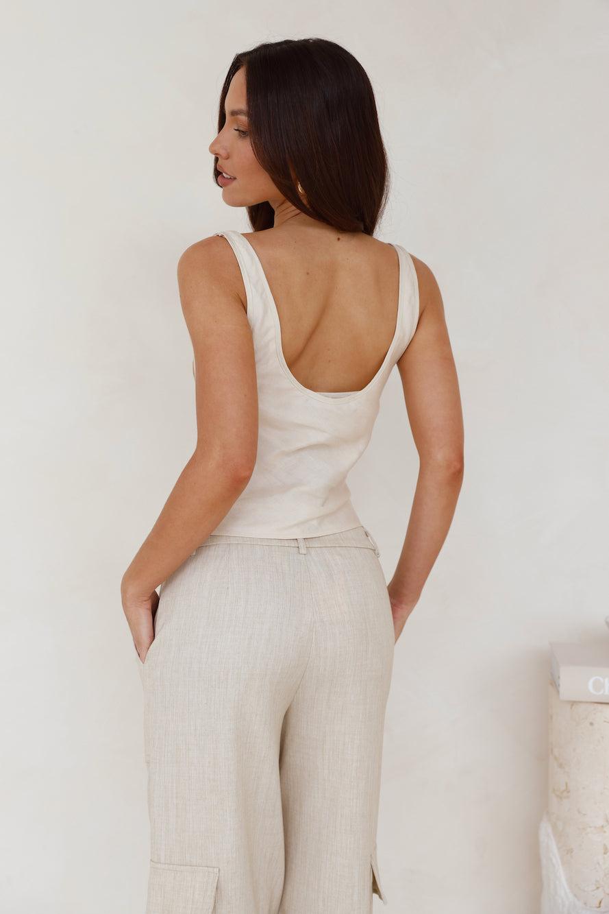 Delilah Top Ivory Product Image