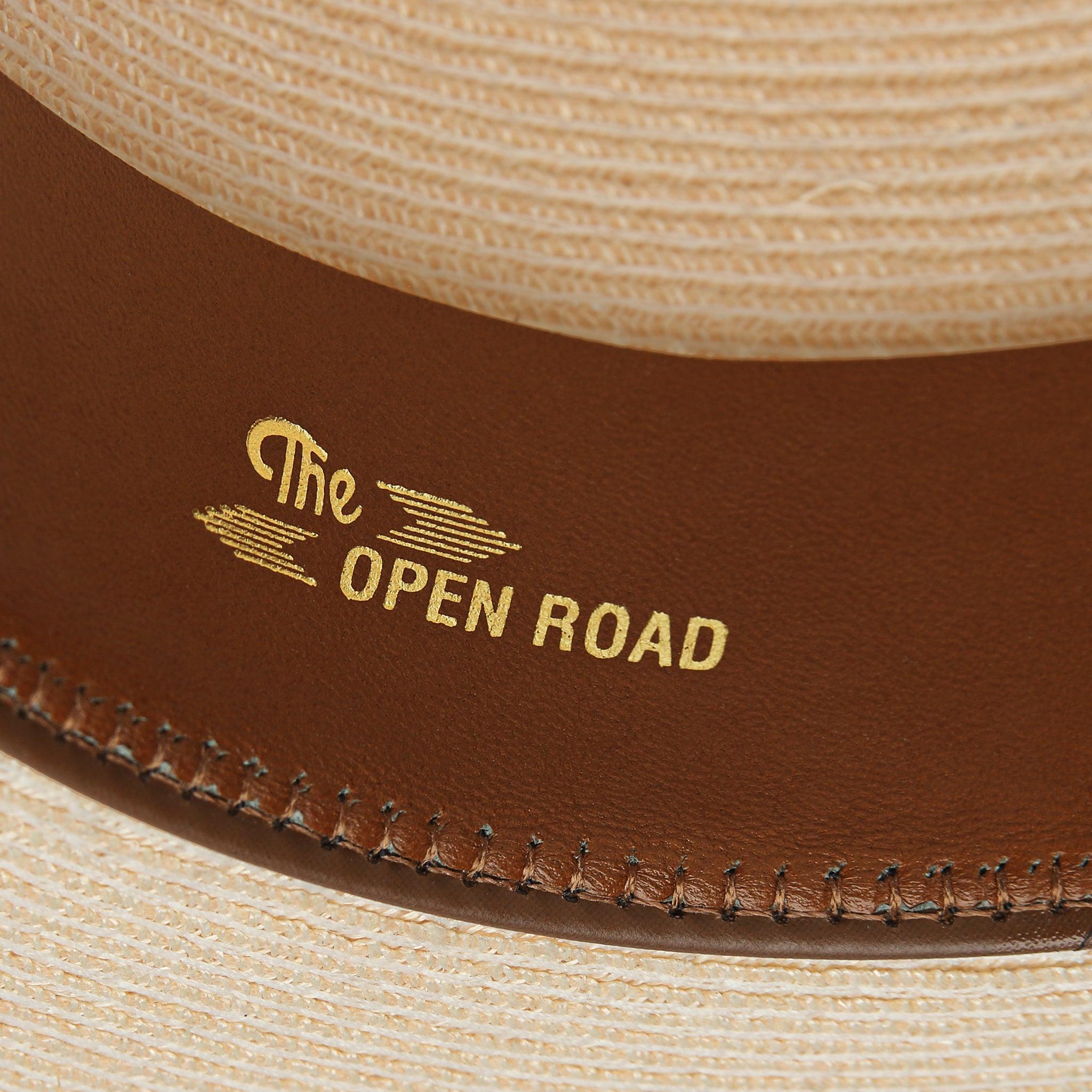 Open Road Hemp Fedora - Natural Product Image