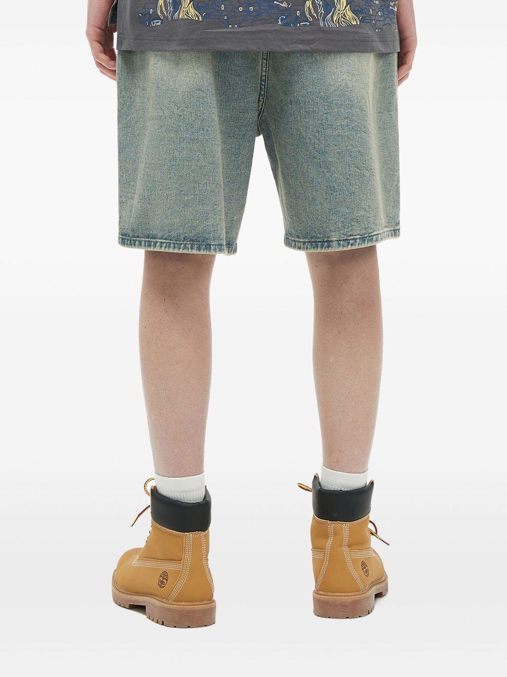 distressed denim shorts Product Image