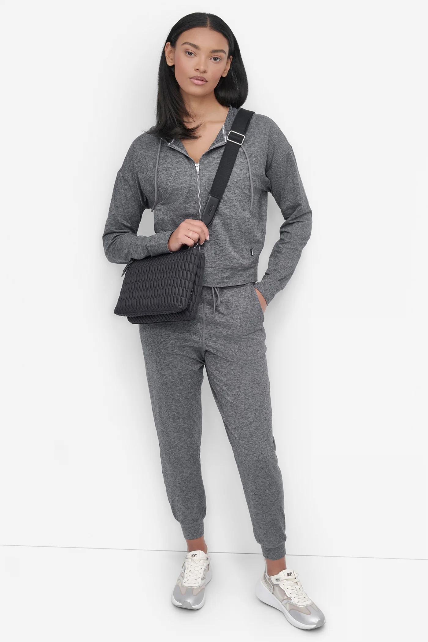 CROPPED SPACE-DYED HOODIE Product Image