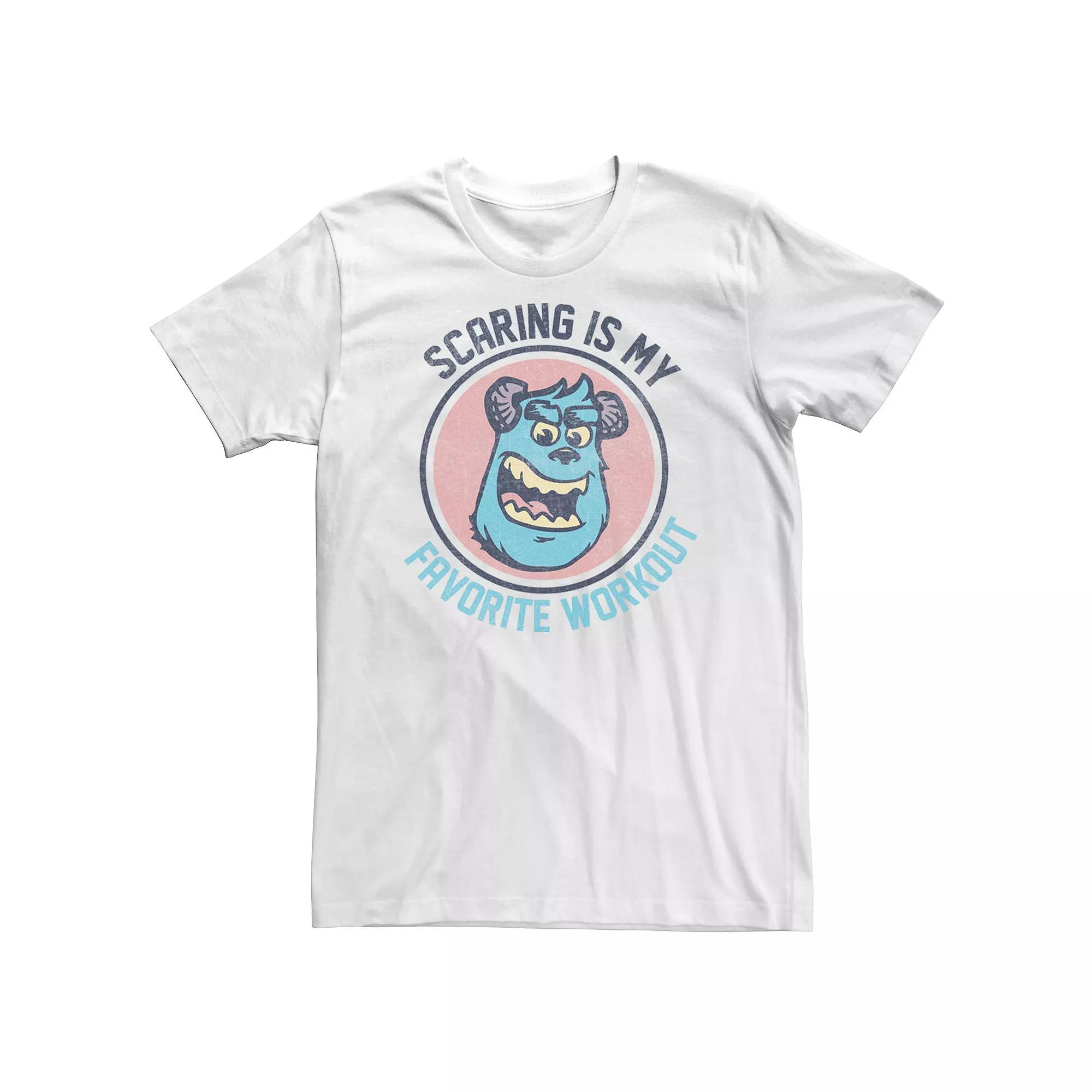 Big & Tall Disney / Pixar Monsters Inc. My Workout Tee, Men's,  Product Image