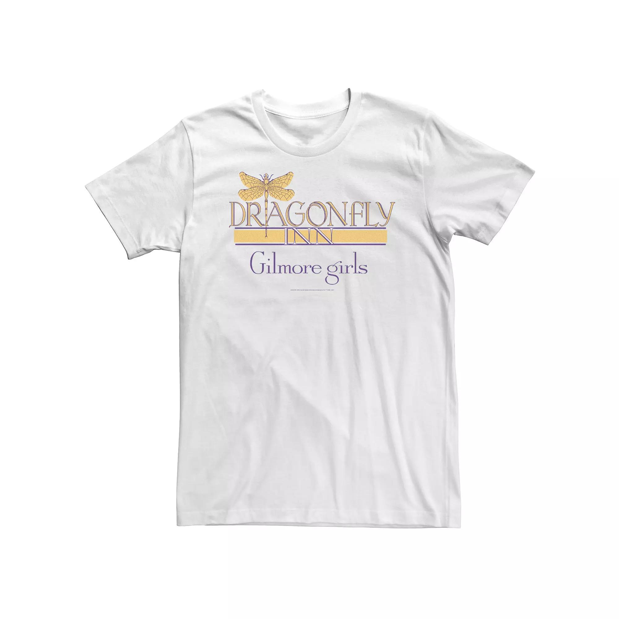 Big & Tall Gilmore Girls Dragonfly Inn Logo Tee, Men's, Size: LT, Athletic Grey Product Image