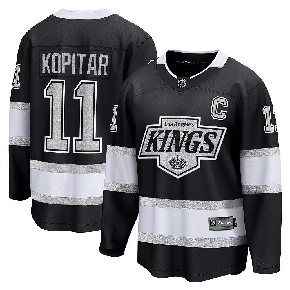 Men's Fanatics Anze Kopitar Black Los Angeles Kings Home Premier Breakaway Player Jersey, Size: Large, Kgs Black Product Image