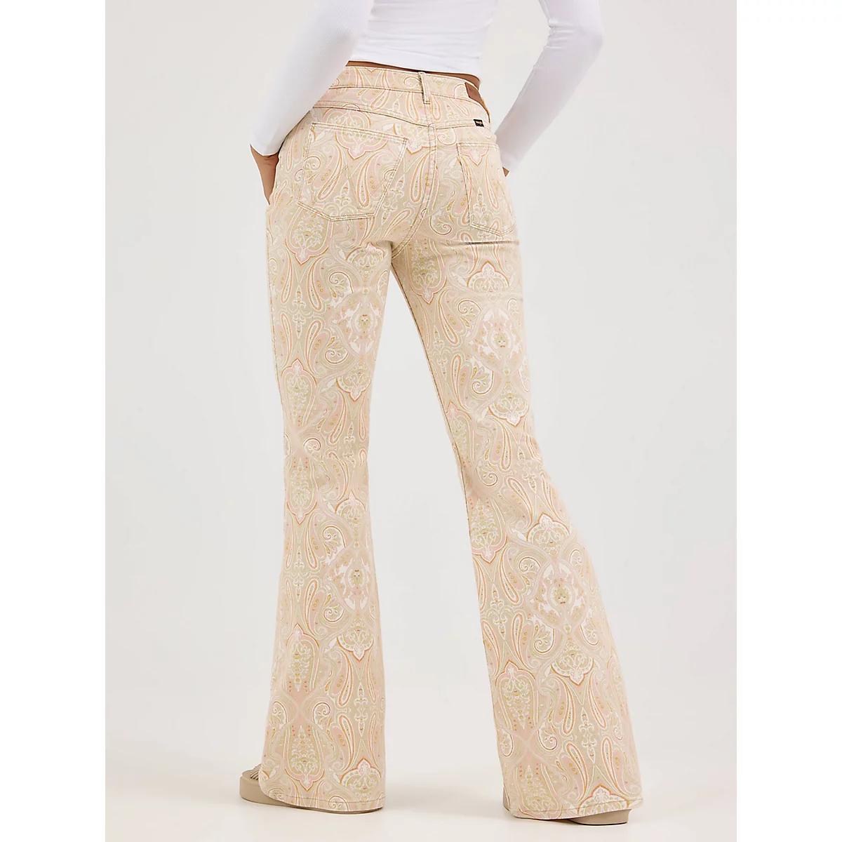 Women's Fierce Flare Print Jean in Jukebox Mama Product Image