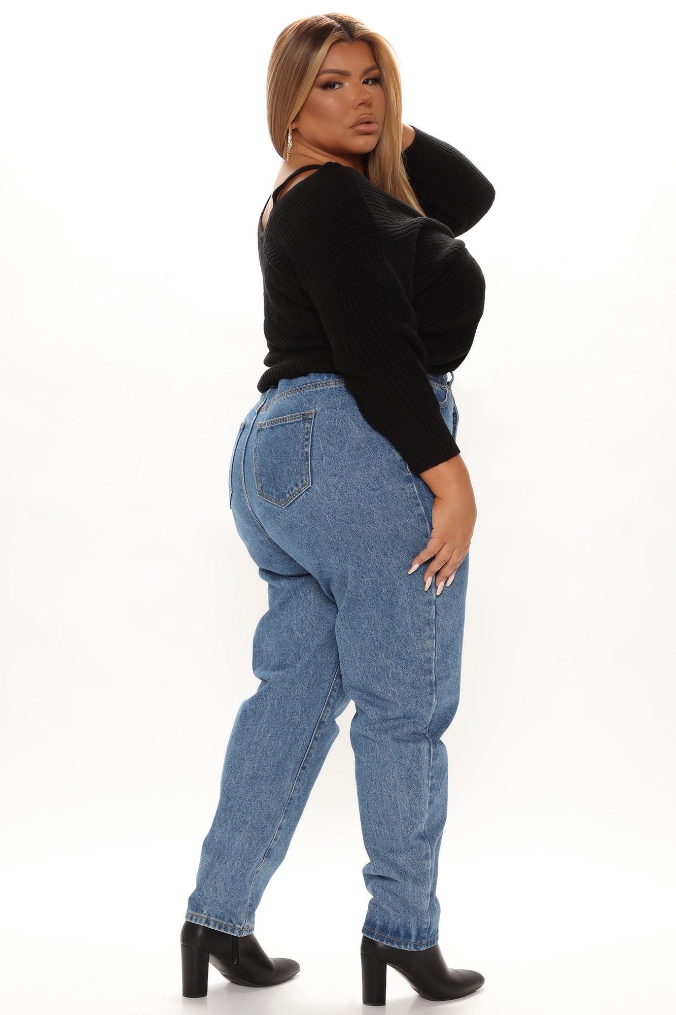 Fall Fave Twist Sweater - Black Female Product Image