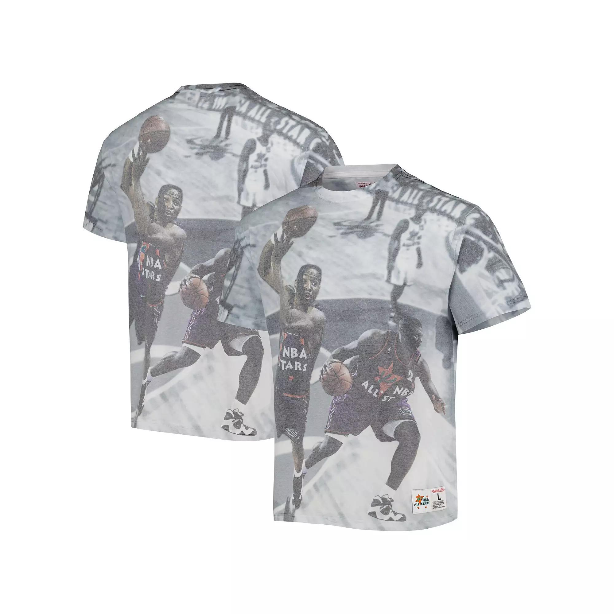 Men's Mitchell & Ness Charlotte Hornets Above the Rim Graphic T-Shirt, Size: Medium, Chr White Product Image