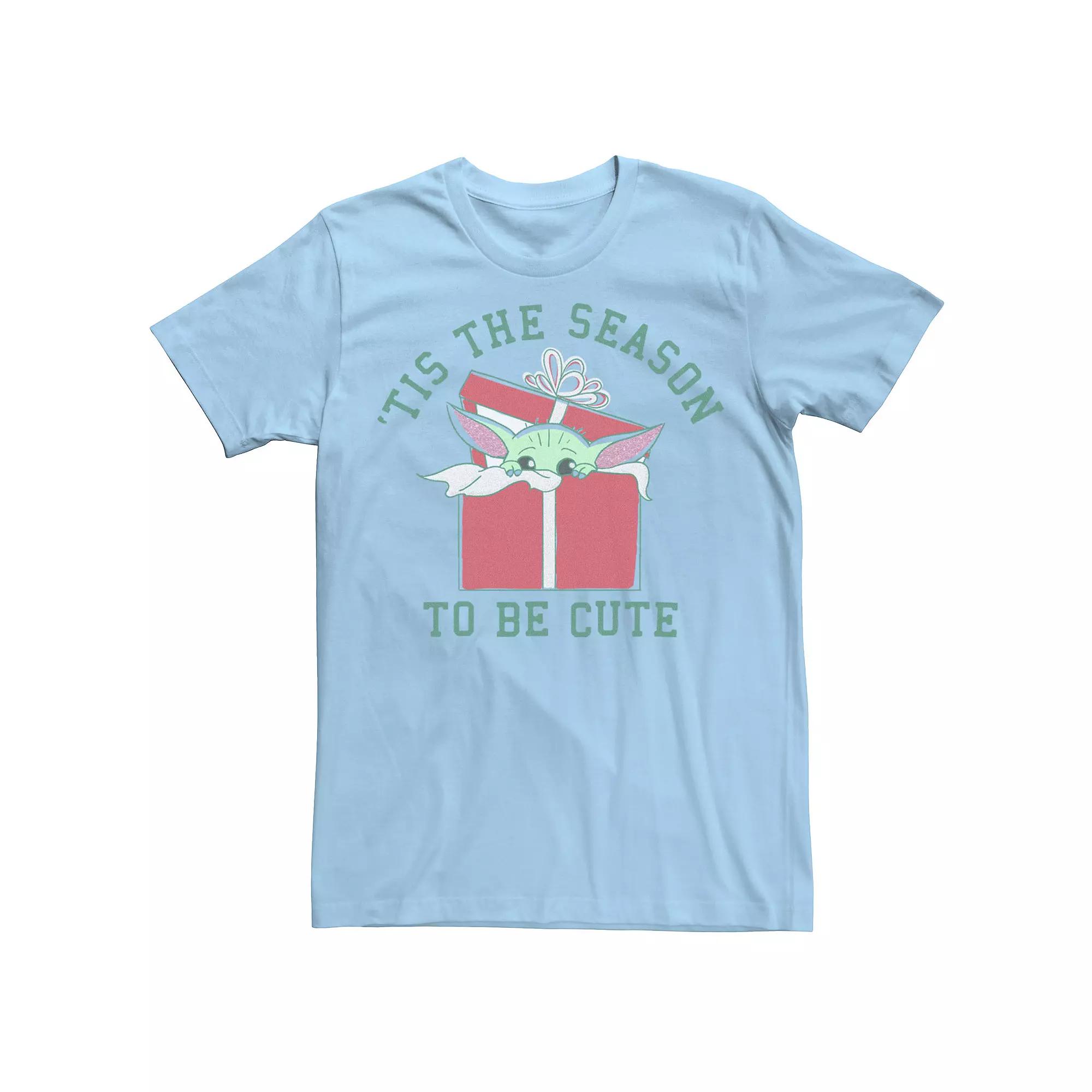 Men's Star Wars Christmas The Child 'Tis The Season To Be Cute Tee,  Product Image