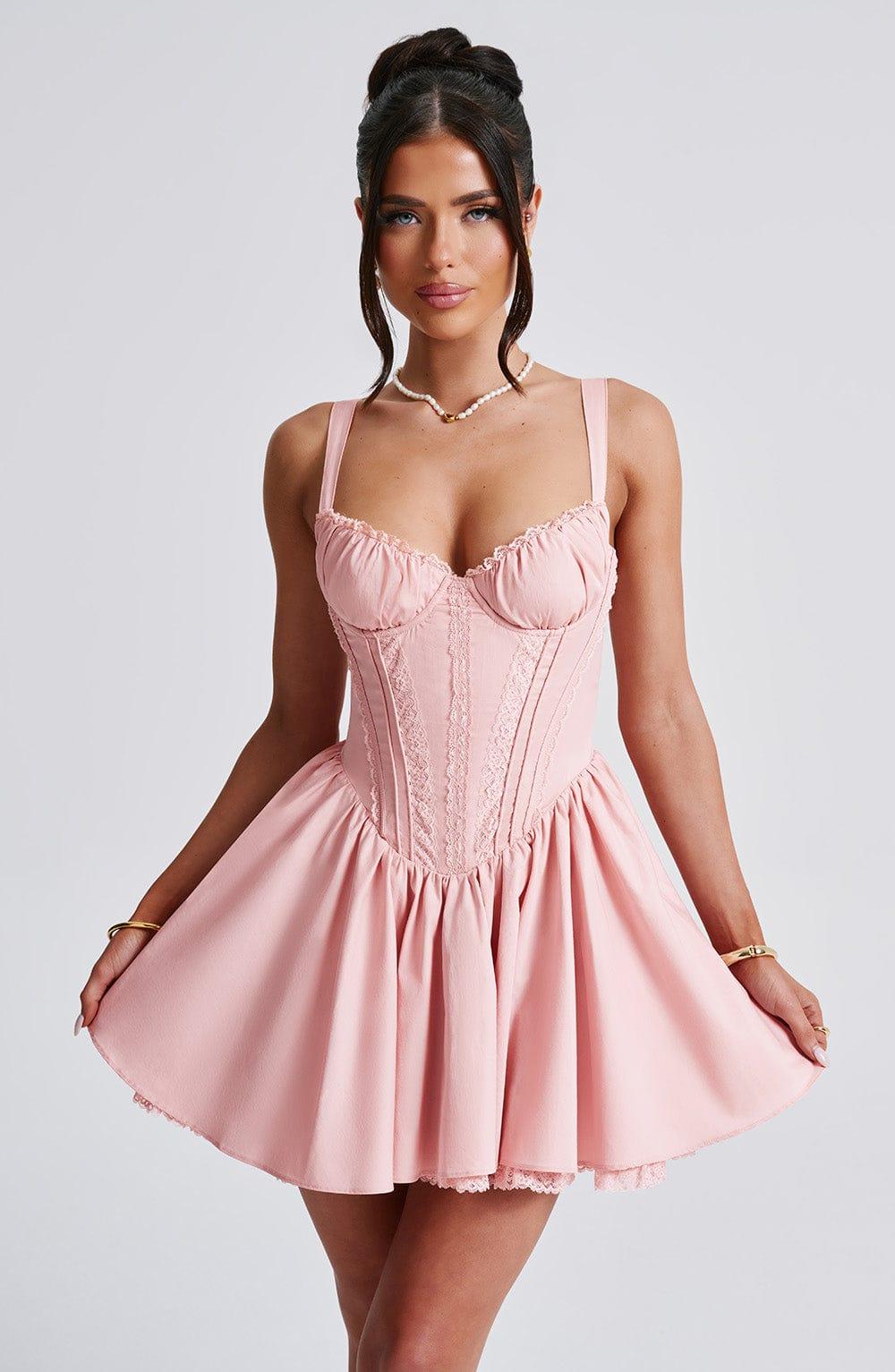 Josie Mini Dress - Blush Product Image