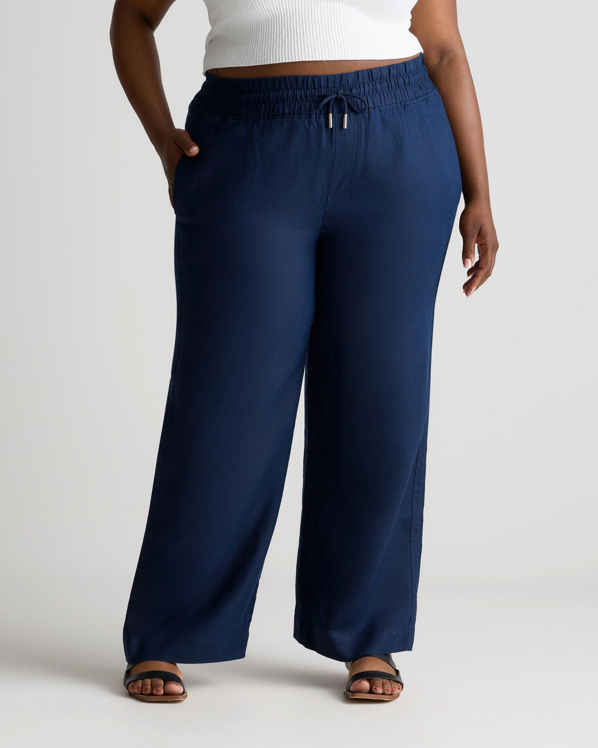 Quince | Women's 100% European Linen Wide Leg Pants Product Image