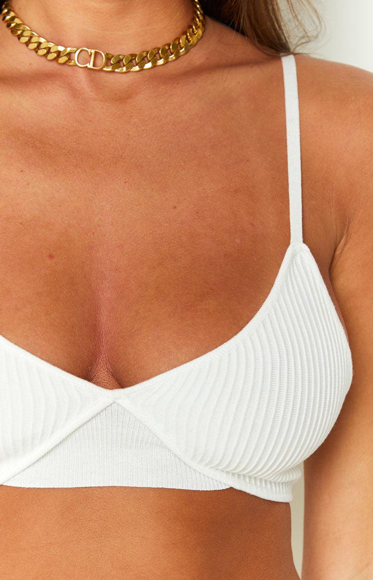 Amallie White Bralette Top Product Image