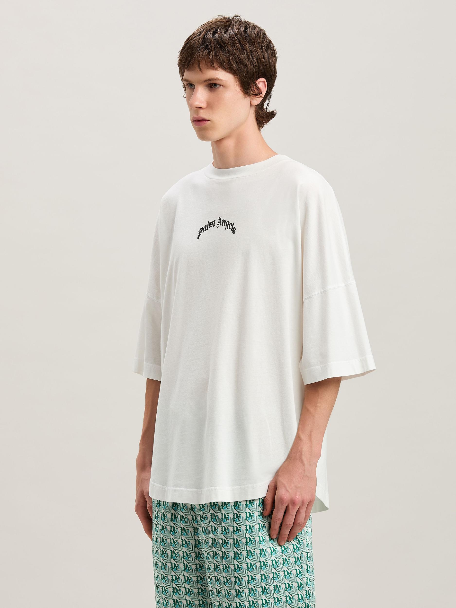BACK CURVED LOGO OVER TEE OFF WHITE - BL Product Image