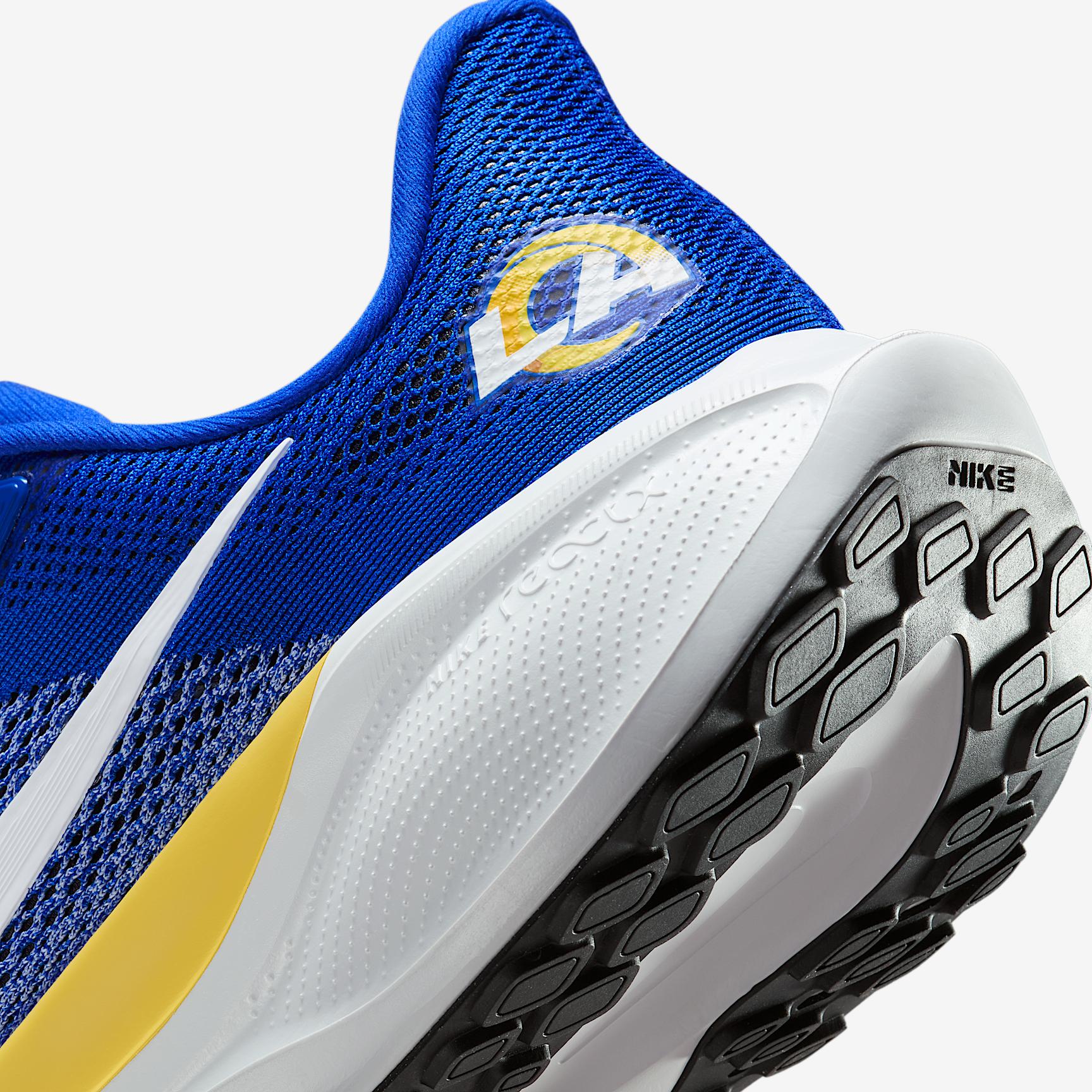 Los Angeles Rams Pegasus 41 Nike Mens NFL Road Running Shoes | IB3199-400 Product Image