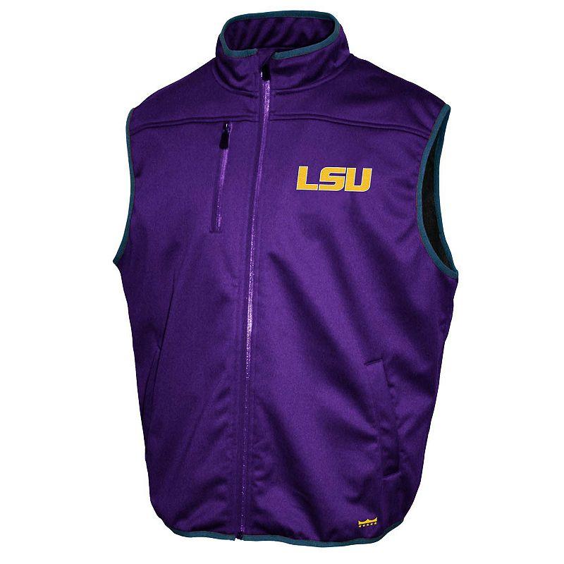 Men's Louisiana State University Tigers Softshell Vest,  Product Image