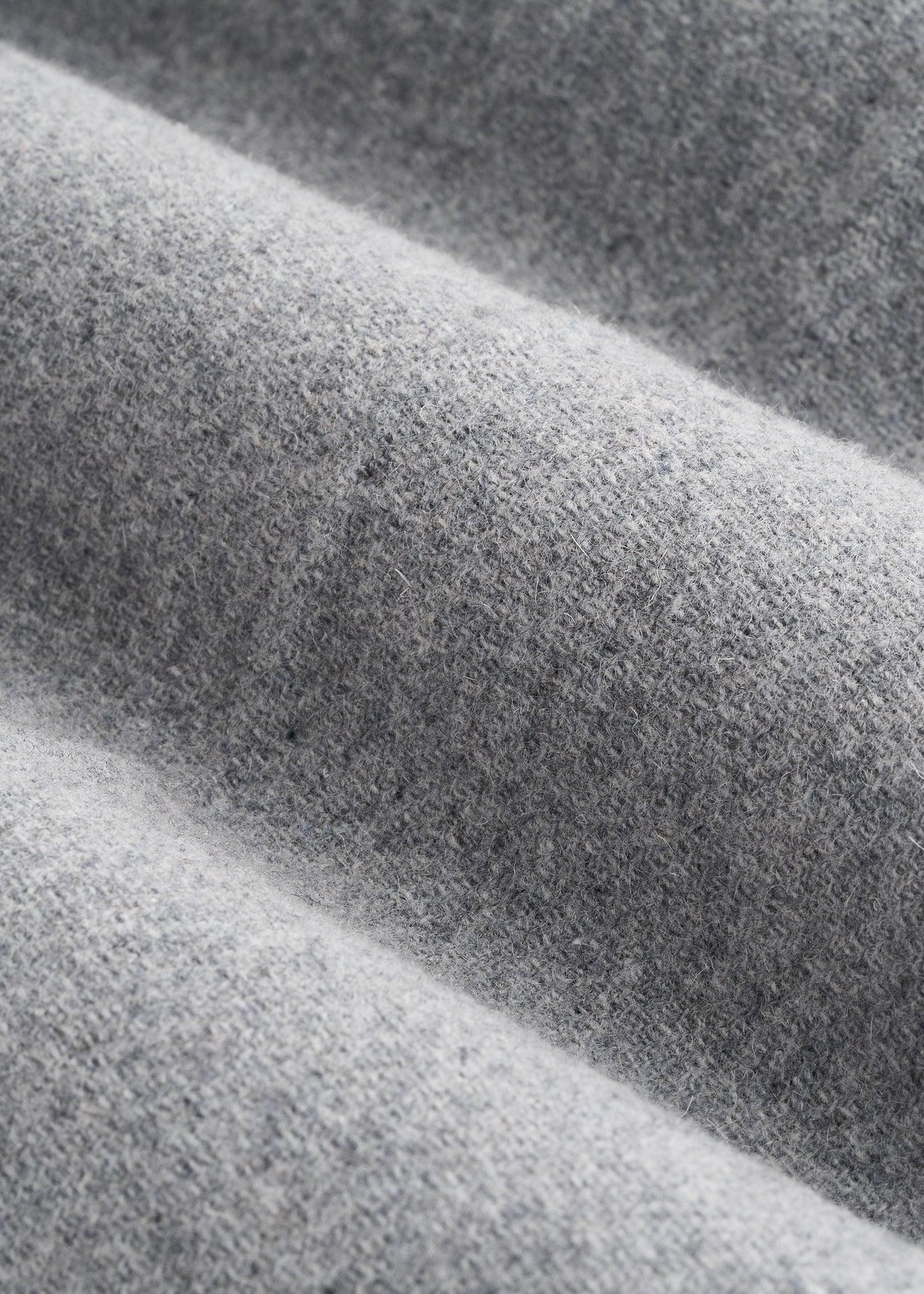 Wool Blend Dress Pants for Tall Men in Tin Grey Mix Male Product Image