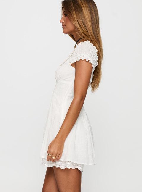 Want Your Love Playsuit White Product Image