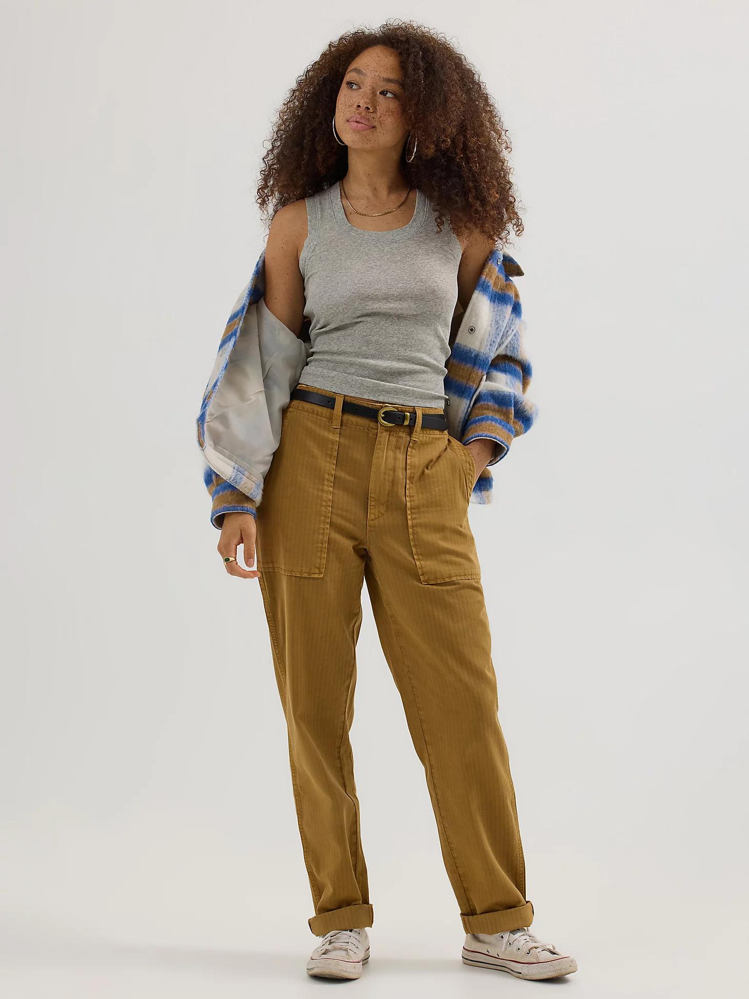 Women's High Rise Slouch Utility Pant | Women's Pants | Lee® Product Image