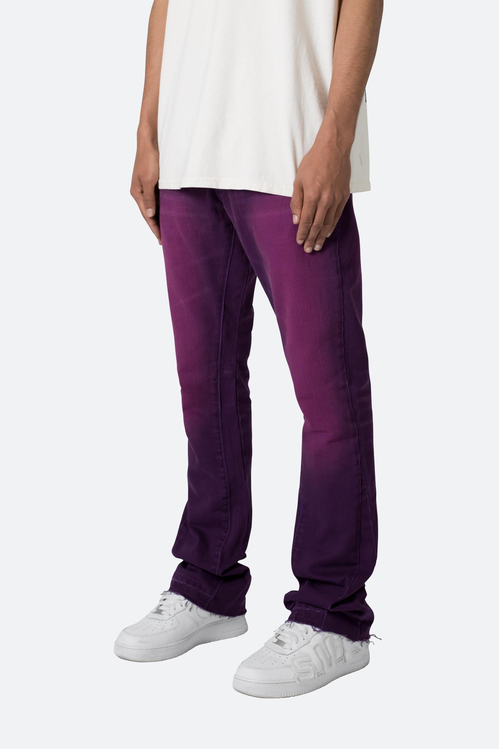 B512 Flare Denim - Purple Product Image