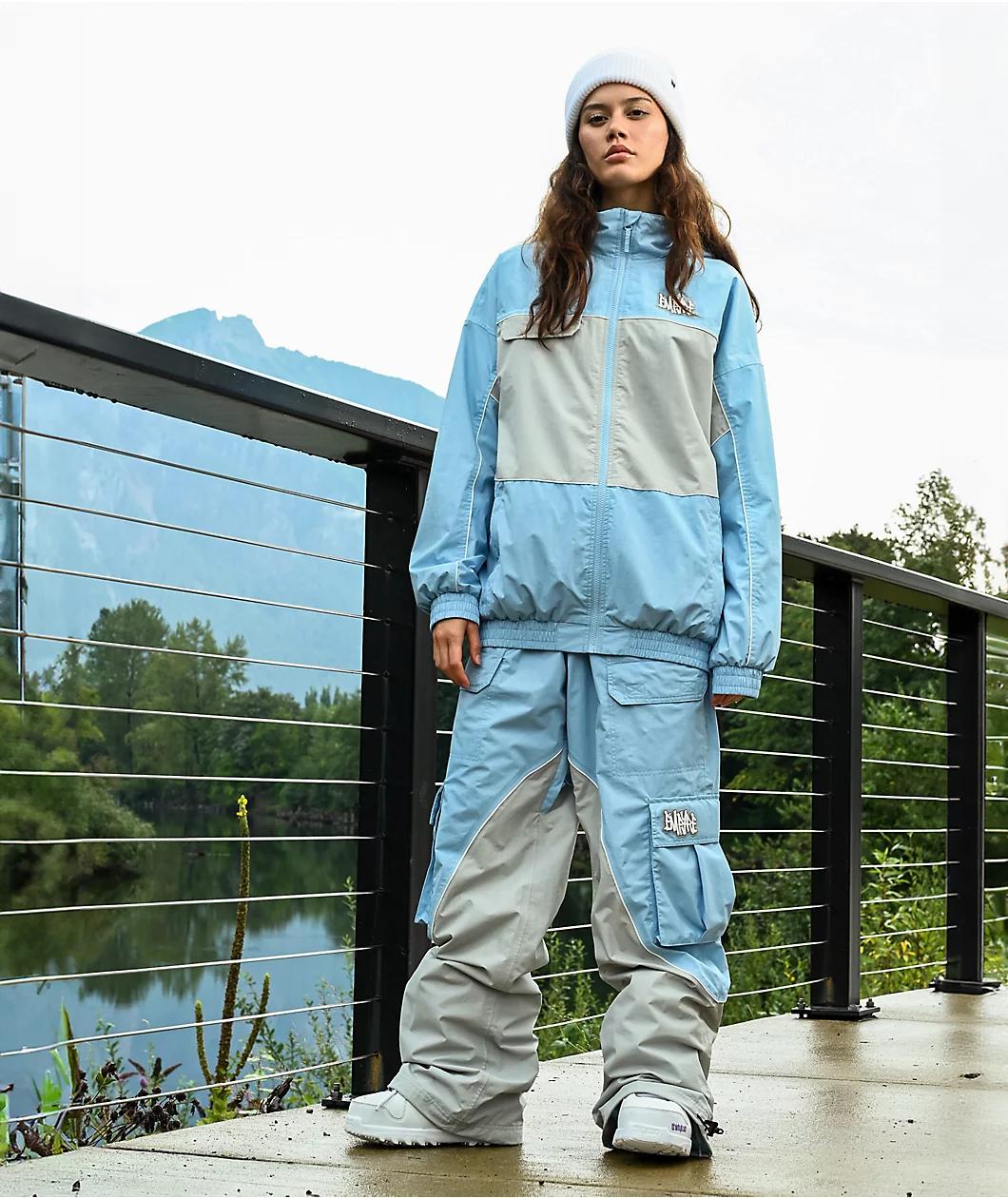 Empyre Lucky Duck Blue & Grey Snowboard Pants Product Image