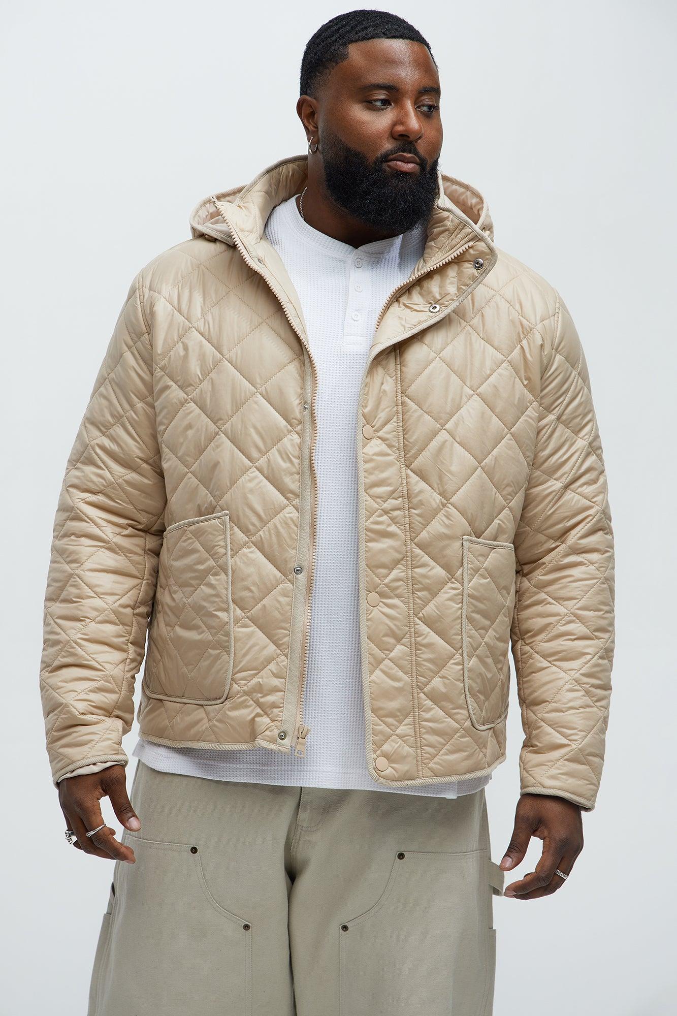 Better By Myself Quilted Jacket - Tan Product Image
