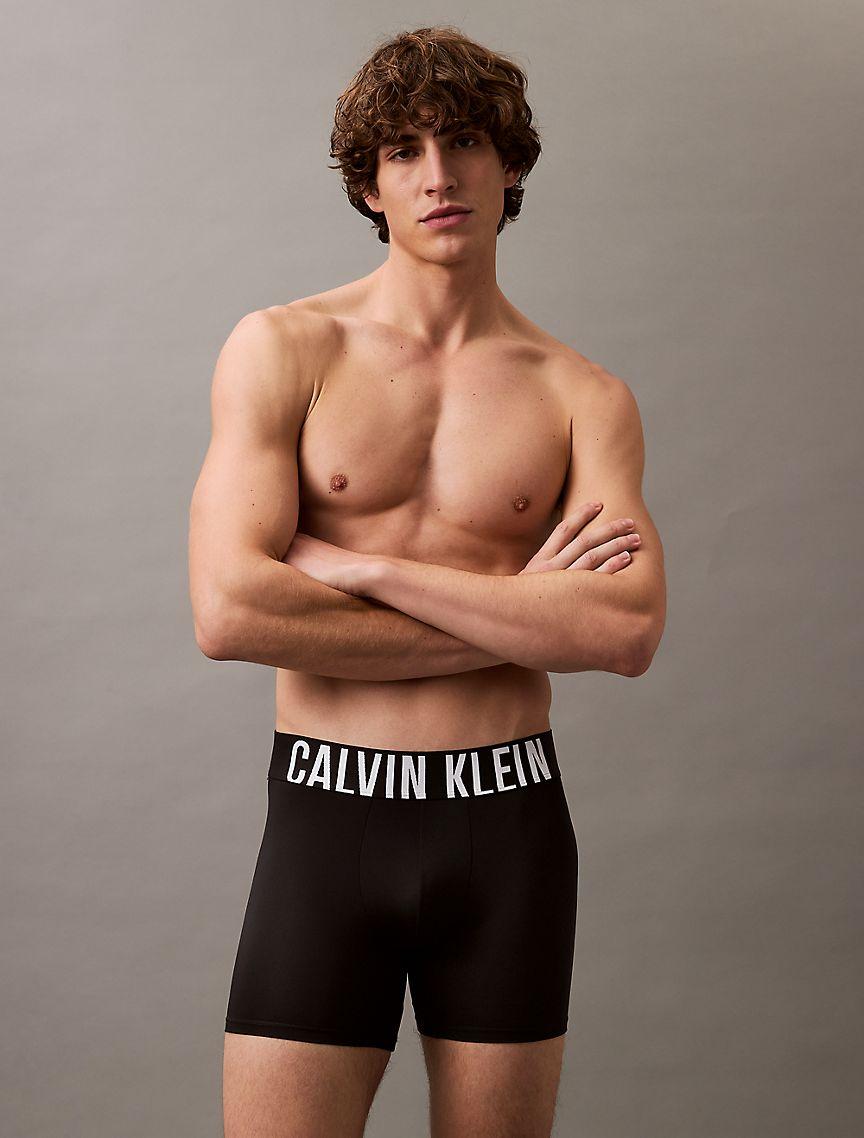 Calvin Klein Mens Intense Power Micro 3-Pack Boxer Brief - Blue Product Image