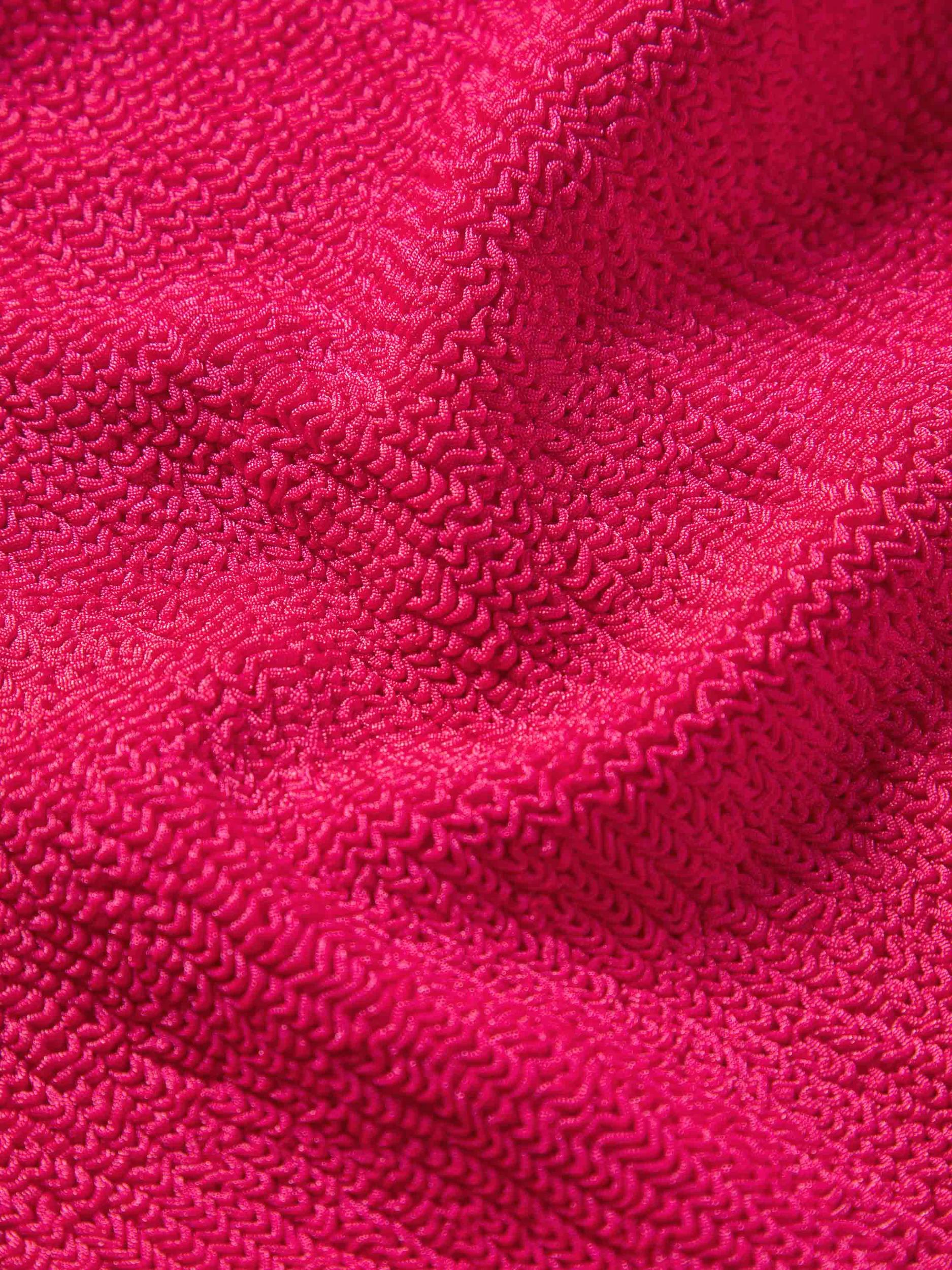 Coverage Square Neck Swim - Metallic Raspberry Product Image