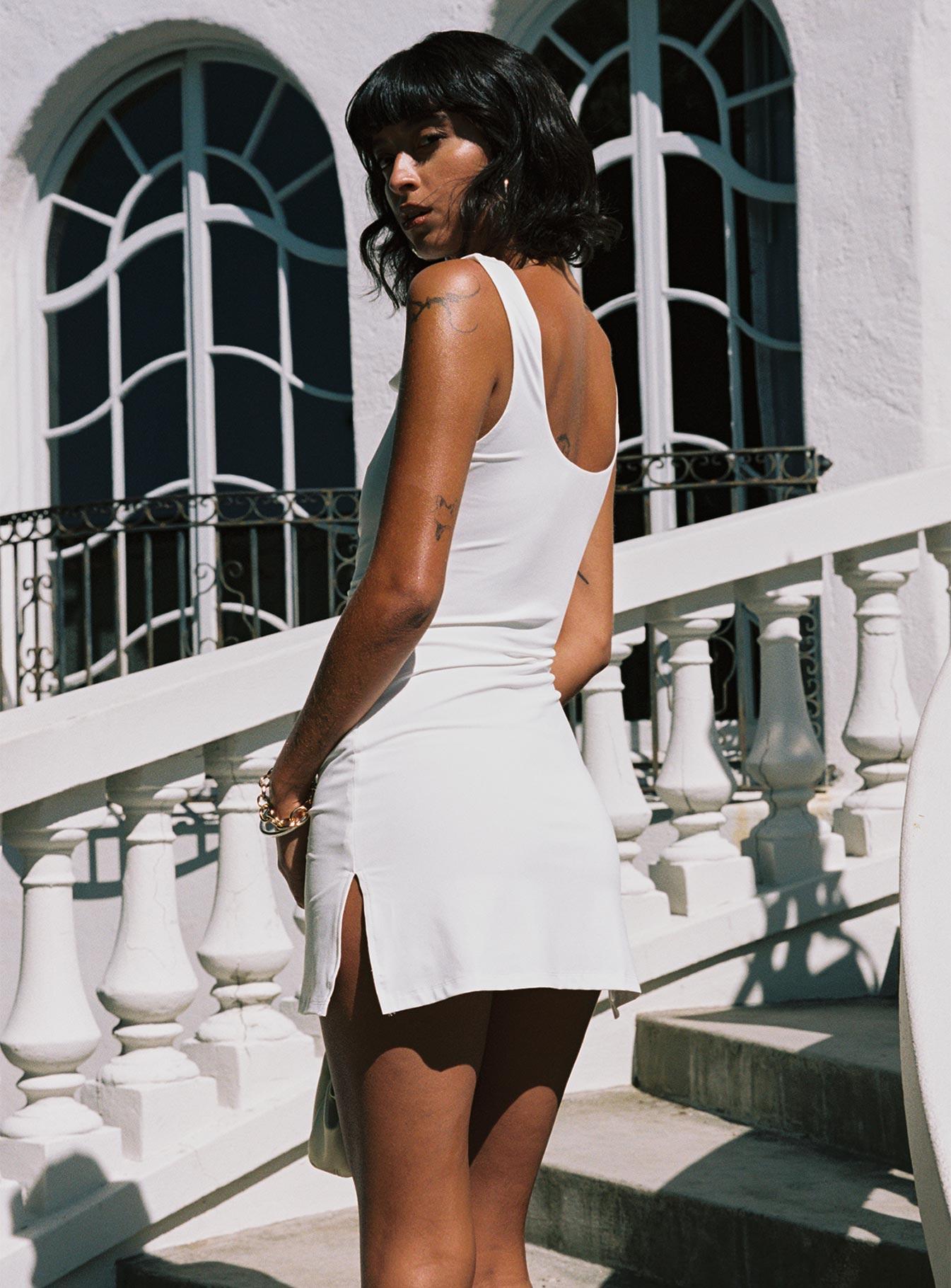 Renault Mini Dress White Product Image