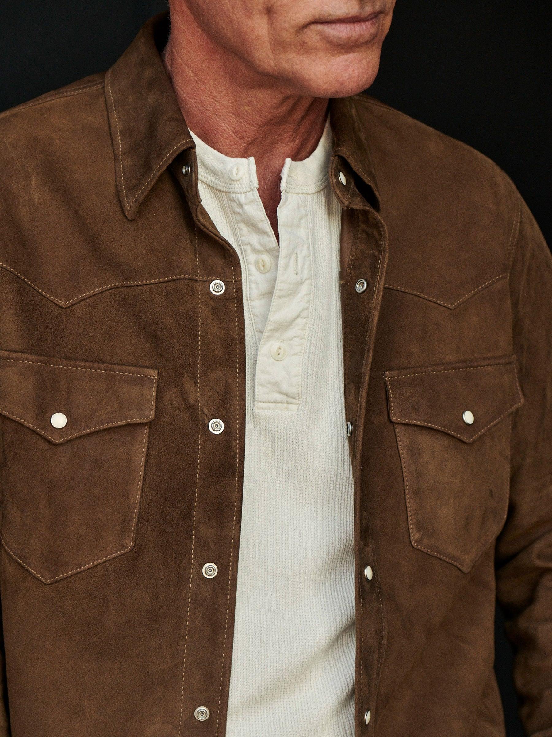 Natural Vintage Thermal Henley Product Image