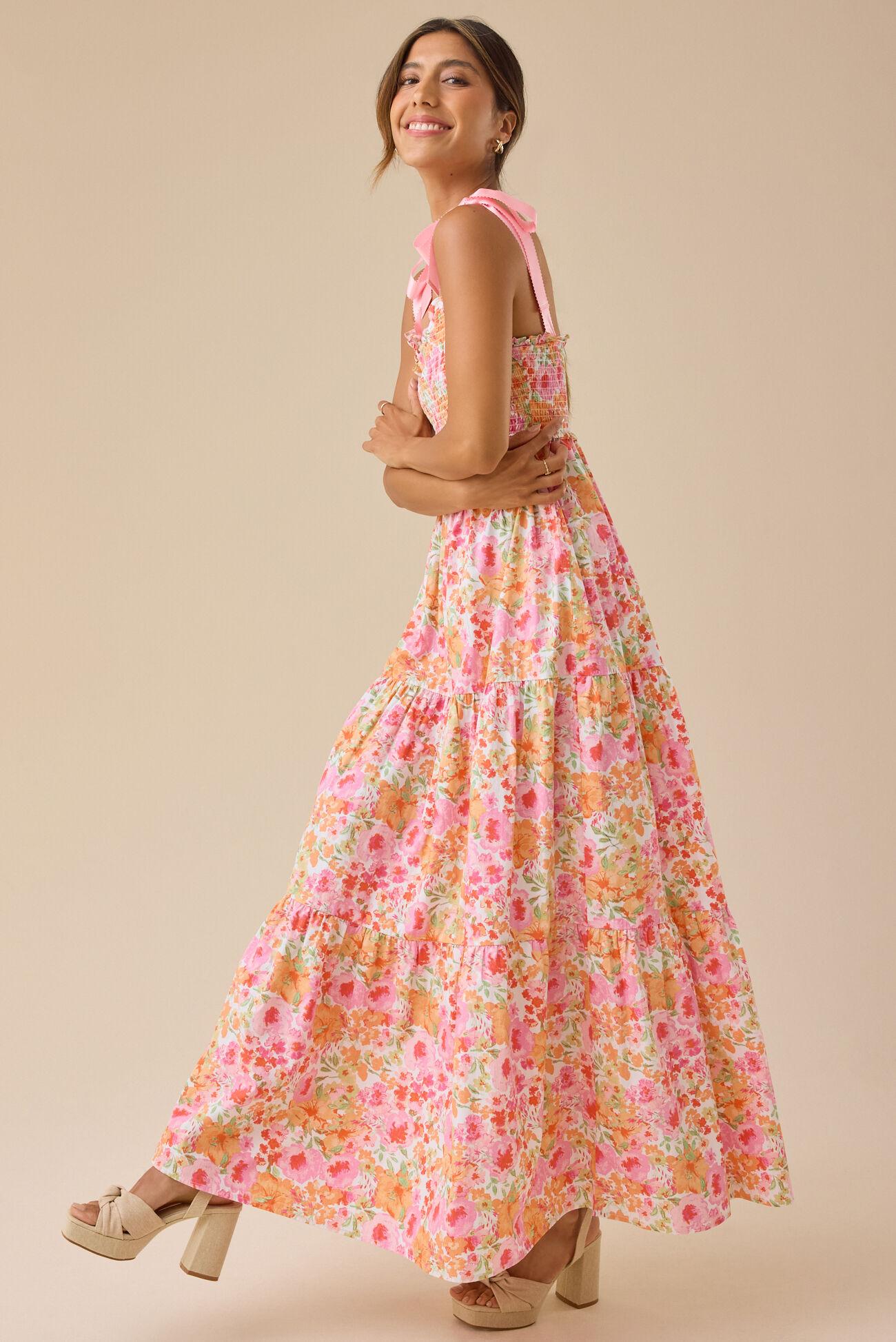 Landon Floral Maxi Dress Product Image