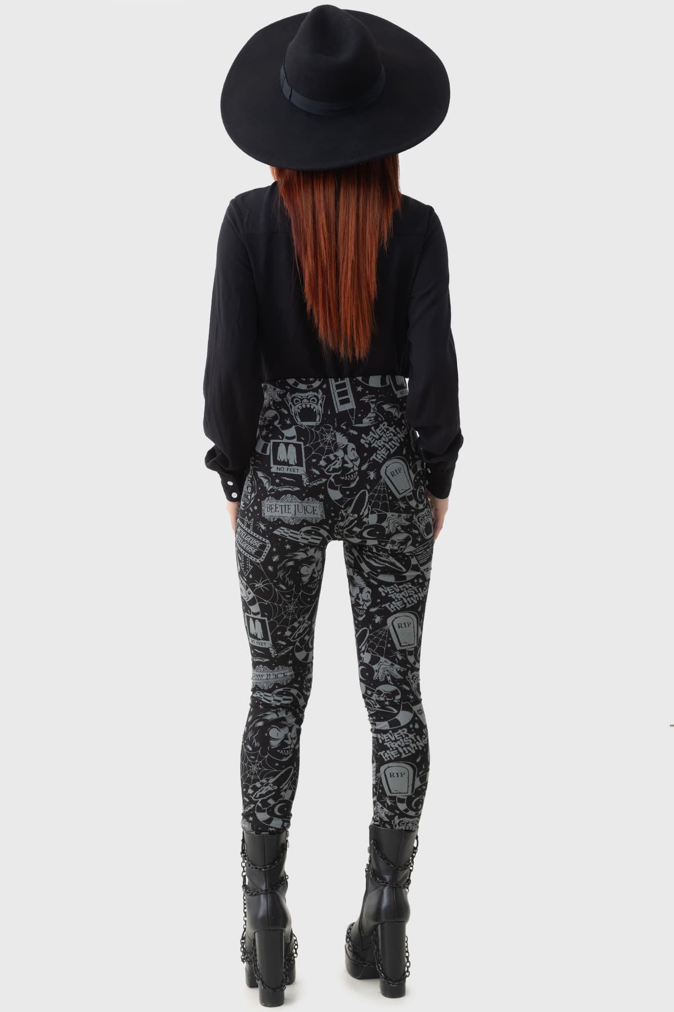 Never Trust The Living Leggings Female Product Image
