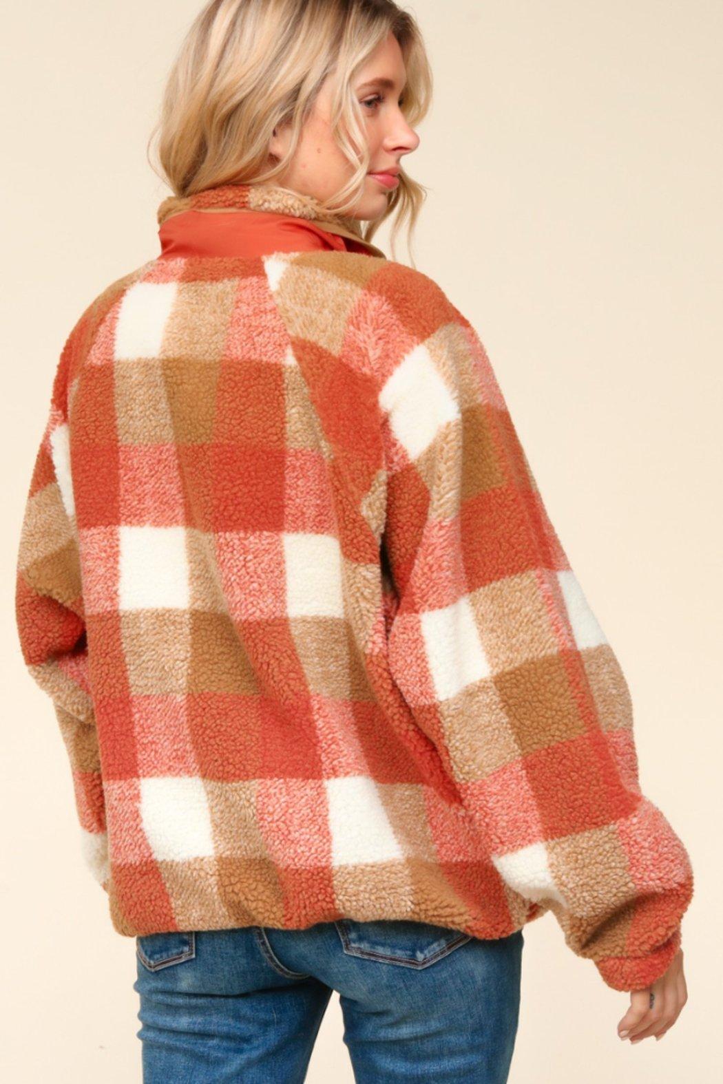 Plaid Sherpa Button Down Product Image
