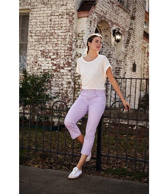 Code Bleu Soho Mid Rise 5 Pocket Stretch Capri Jeans Product Image