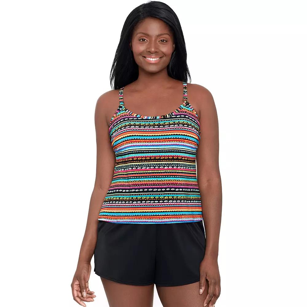 Women's Trimshaper Farrah Romper Swimsuit,  Product Image