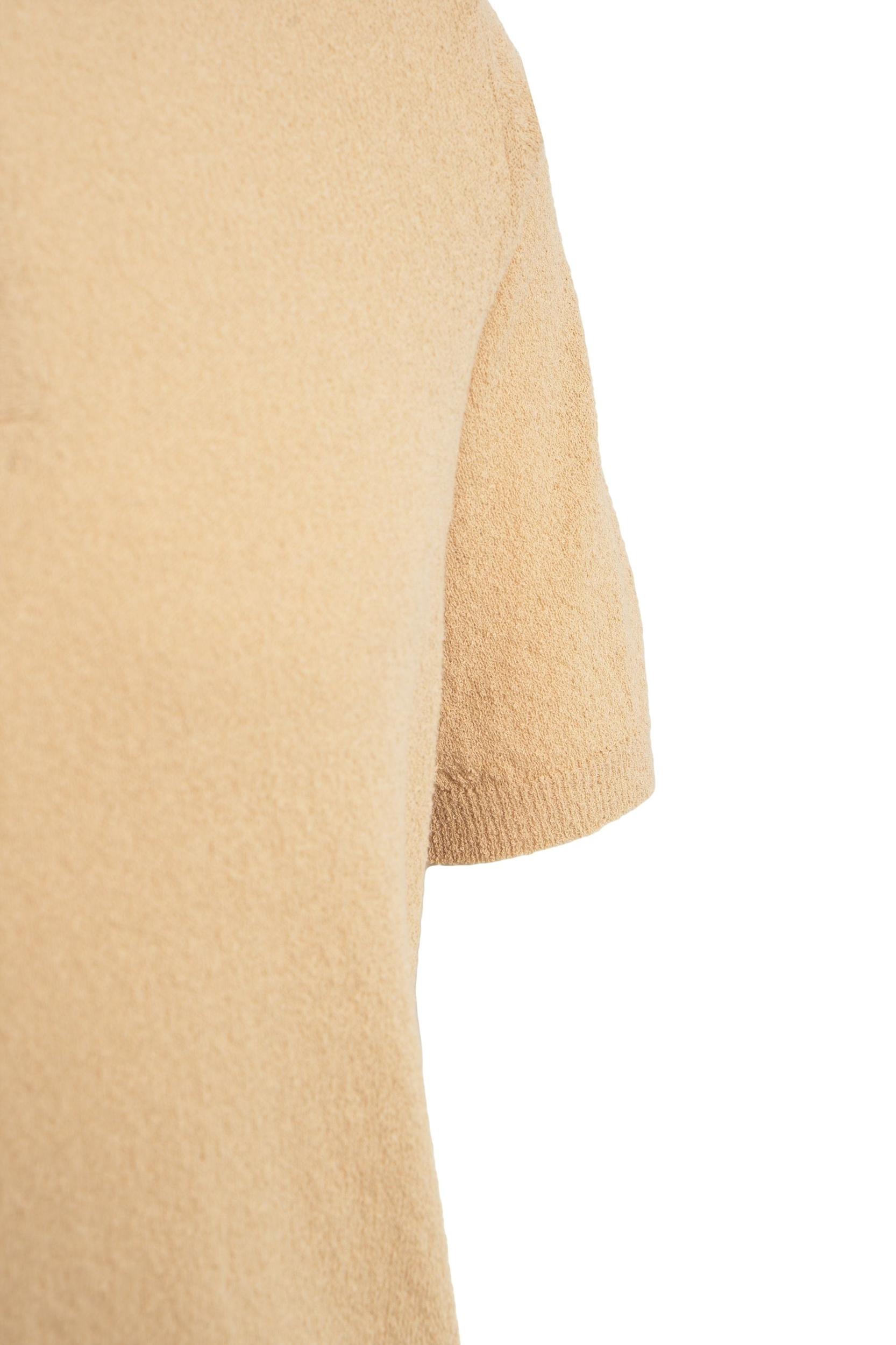 Textured knit polo shirt Product Image