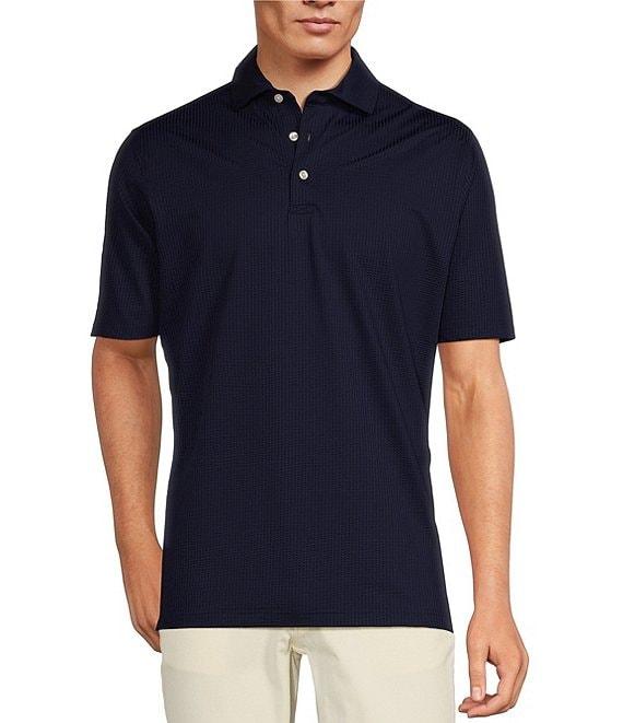 Hart Schaffner Marx Luxury Performance Short Sleeve Solid Polo Shirt Product Image