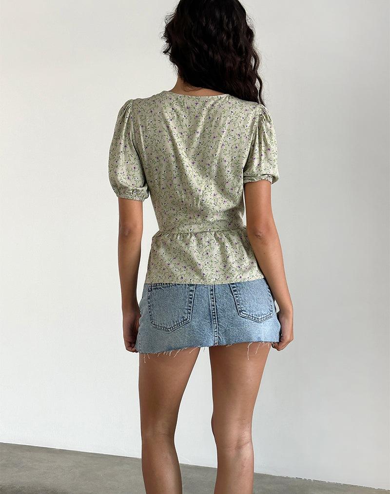 Ajasi Blouse in Parma Violet Female Product Image