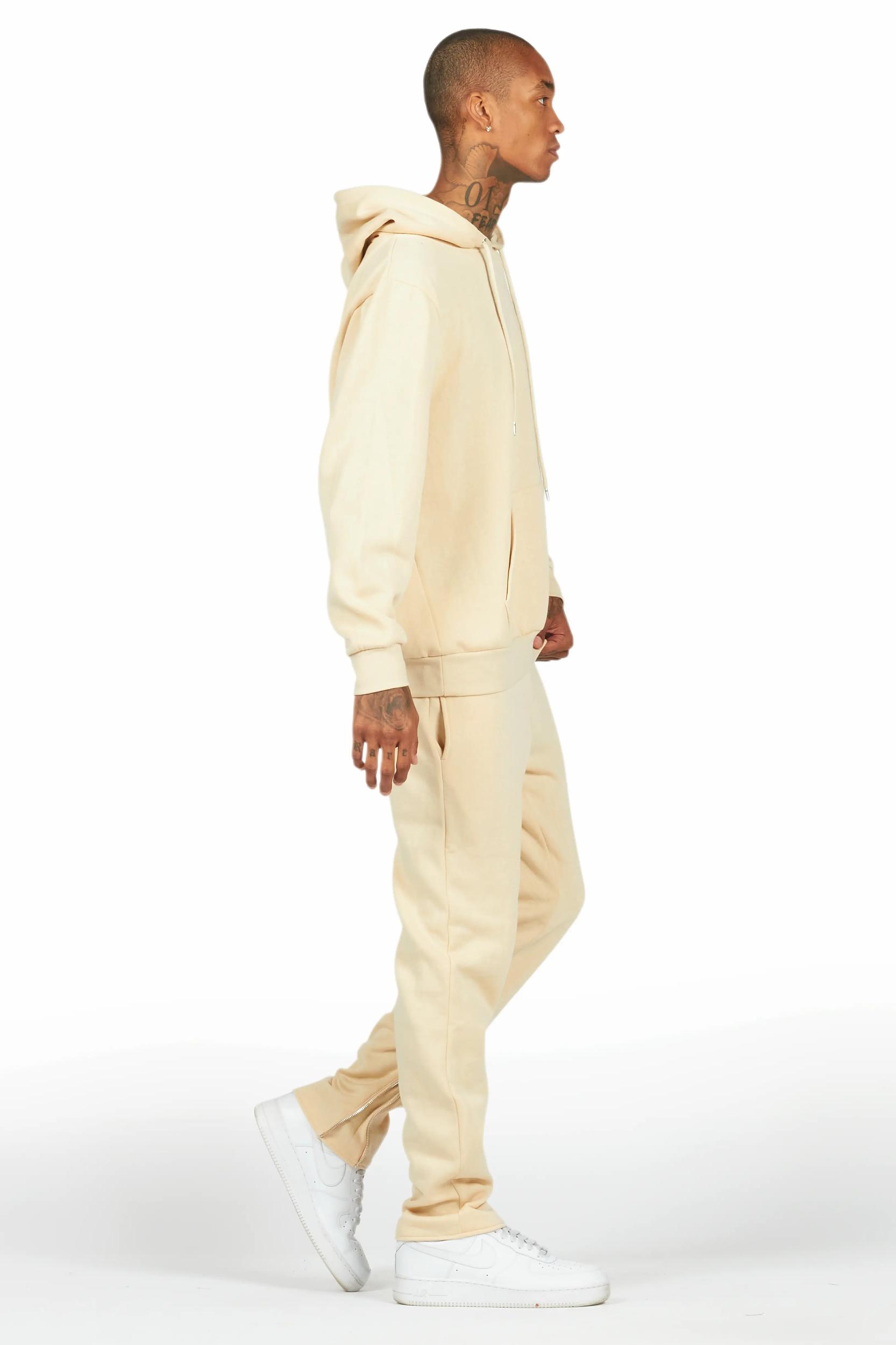 Briggs Beige Hoodie/Slim Fit Track Set Male Product Image