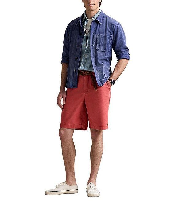 Polo Ralph Lauren Relaxed Fit Twill 10#double; Inseam Surplus Shorts Product Image