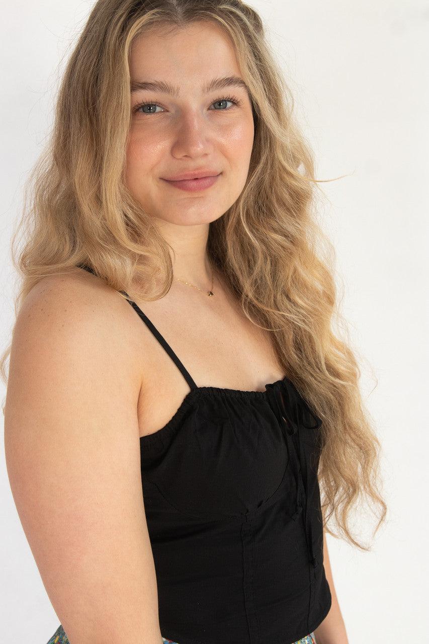 Tie Front Bustier Top Product Image