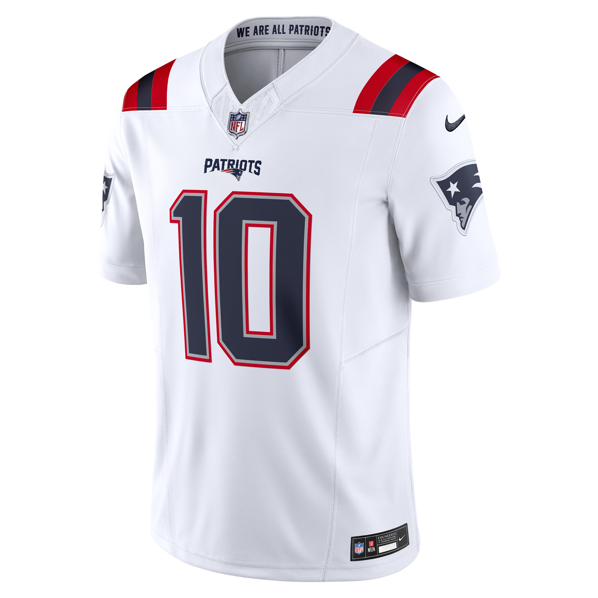 Drake Maye New England Patriots Nike Mens Dri-FIT NFL Limited Jersey | 31NMNPLH8KF-RY6 Product Image