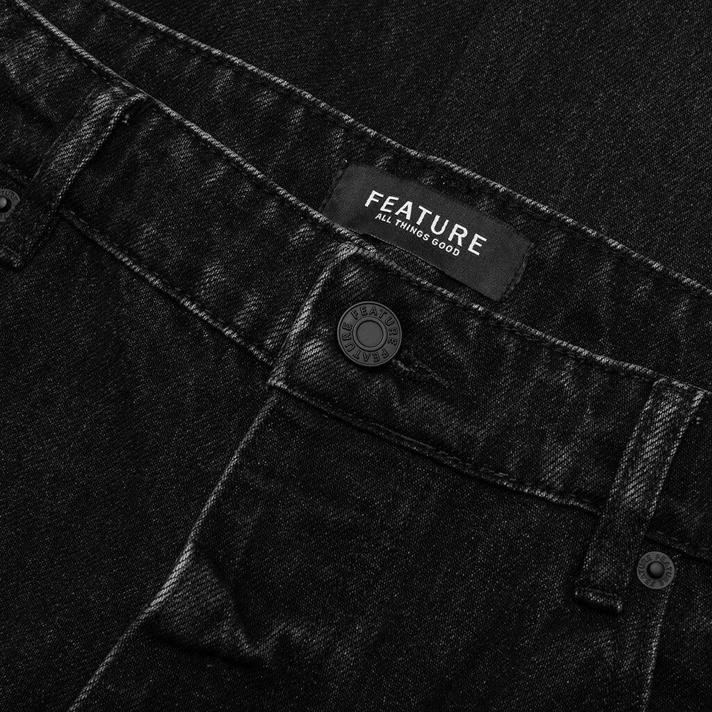 Jacob Tapered Denim - Vintage Black Male Product Image