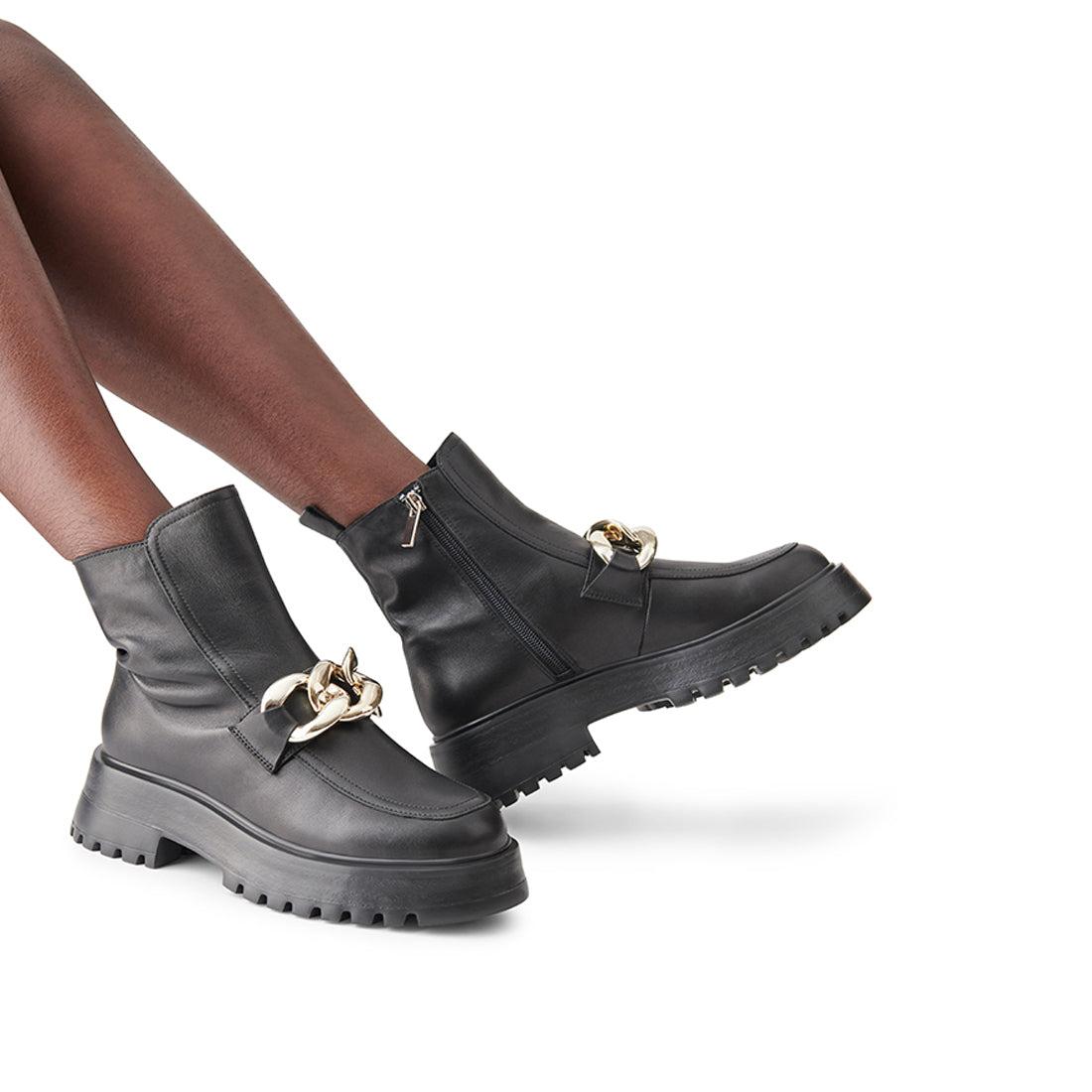 CLEO BLACK LEATHER - SM REBOOTED Female Product Image