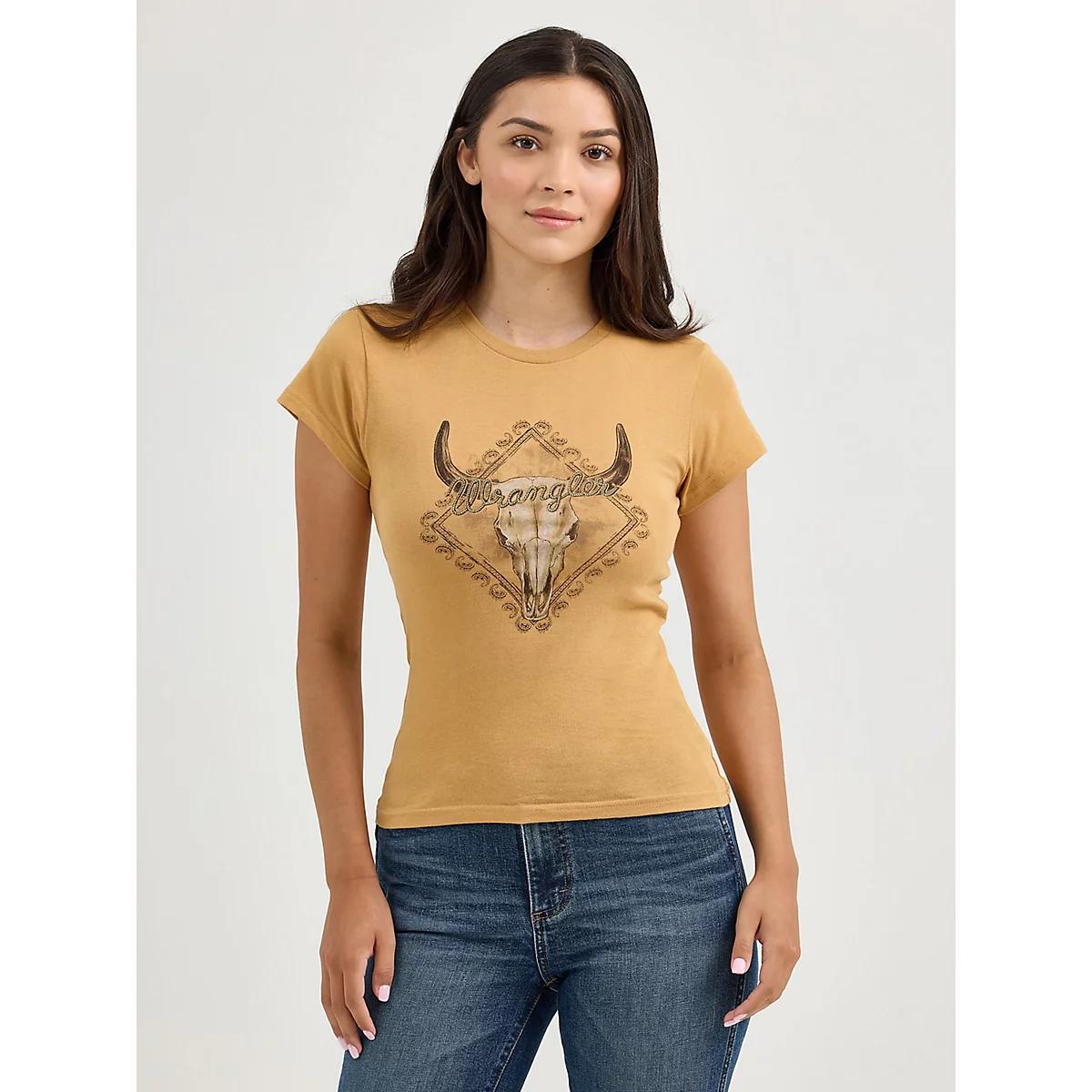 Men's Wrangler Bucking Cowboy Back Graphic T-Shirt in Trenchcoat LLC Product Image
