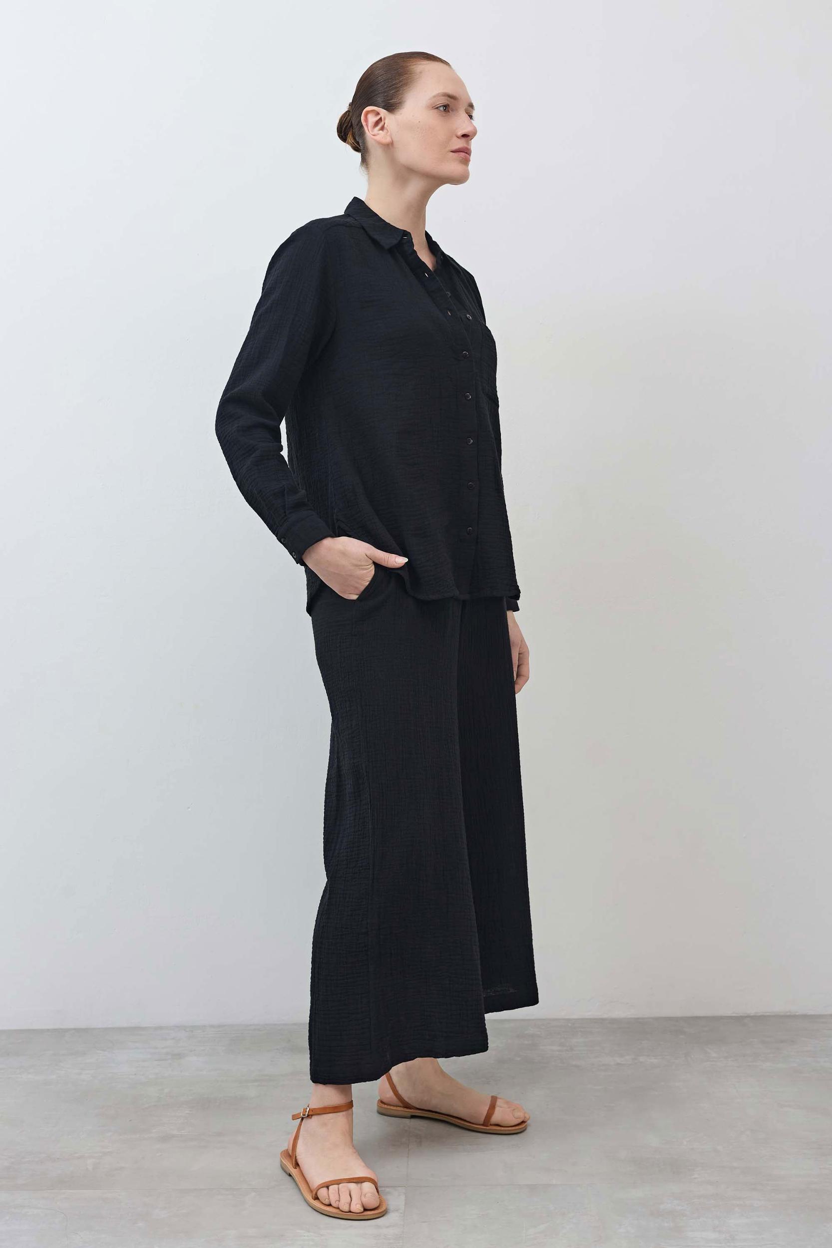 Airy Button Down Tunic Product Image